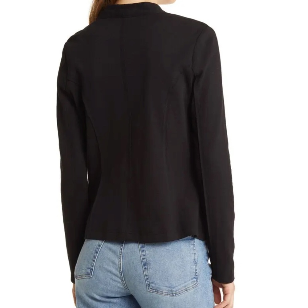 Caslon Single-button Knit Blazer - Black XS - Picture 2 of 10